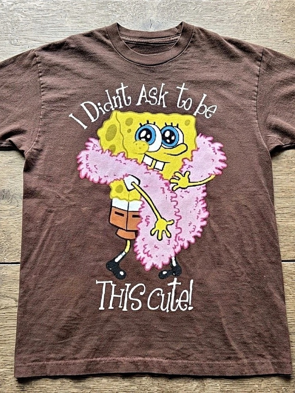 SpongeBob Graphic Brown Gildan Tee